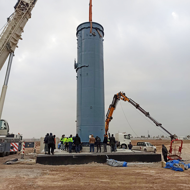 We started civil and construction works on the solvent extraction unit